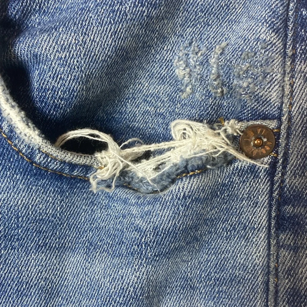 AGOLDE‎ Sophie Cropped Distressed Jeans